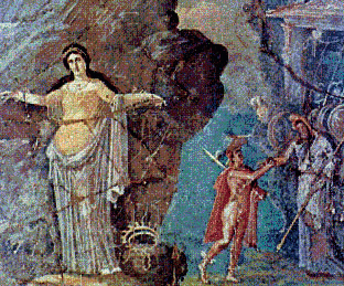 Perseus rescues Andromeda