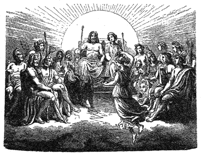 The immortals on Mount Olympus