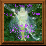 Lady Blue's Magical Site Award
