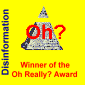 Oh Really Award