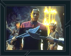 Sisko caught in the line of fire