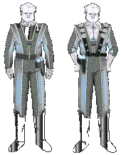 Jem'Hadar soldiers -- the left is the normal soldier, the right is the special forces soldier
