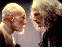 Q sends Picard to the past and the future