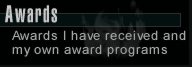 Awards won by this site and my award programs