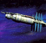 Port view of Babylon 5