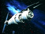 Starboard view of Babylon 5