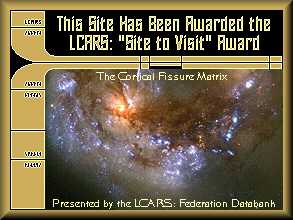 LCARS: Federation Databank Site to Visit award