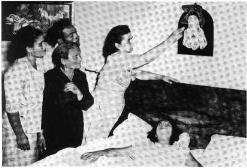 The $3 Madonna. Antonietta's mother is wiping away the tears.