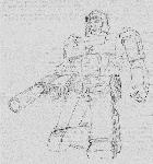 Megatron down on one knee