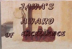 Jawa's Award of Excllence