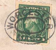Worcester Oval Parcel Post Marking