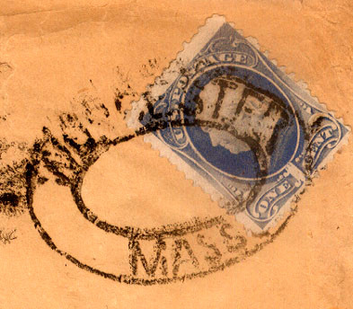 Large Worcester Undated Oval Cancel