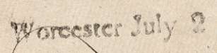 Worcester Straight-Line Marking No 3