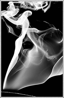 lady in smoke