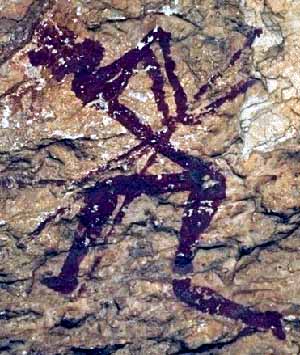 Archer from rockshelter 9 of La Saltadora (Castellón)