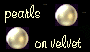 pearls on velvet