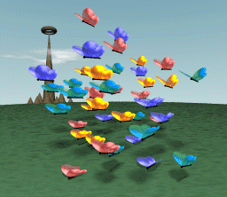 Spire Butterfly Swarm by Jeremiah Golden