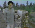 Col. Qadhafi Visits a School ...