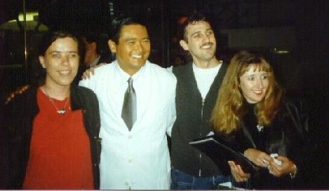 Fans and Chow Yun-Fat, at the 1997 Toronto Film Festival