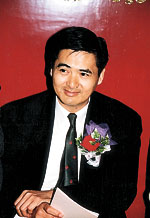 CYF spiffed up to receive one of his latest awards ... 