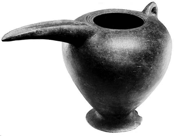 gray-ware pitcher