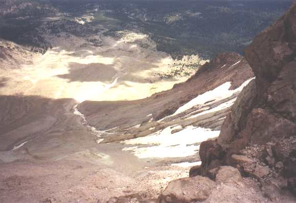 Devastated area