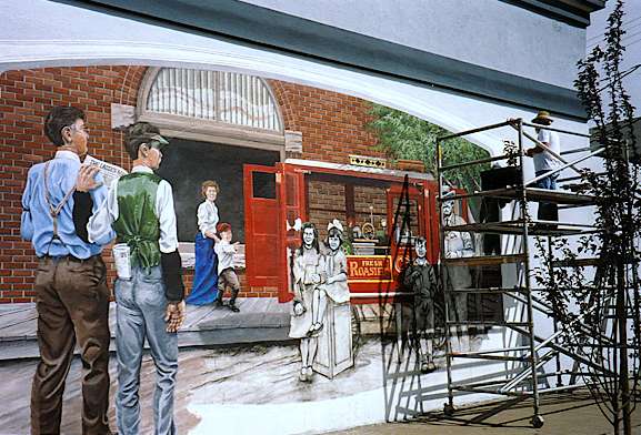 Newsboys mural