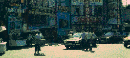 A typical street in Taiwan