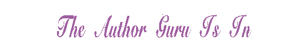 title banner- The Author Guru Is In