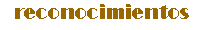 Reconocimientos