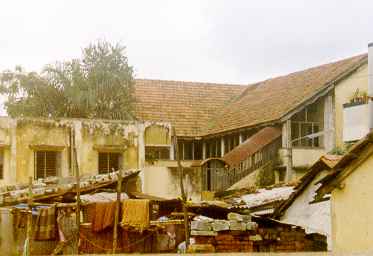 A view of the Hindu Balika School taken from across the road at the back