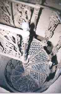 Stairs to choir