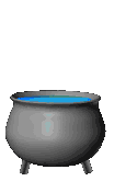 Animated Bubbling Cauldron
