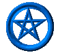 Small Blue Pentagram