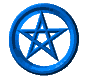Small Blue Pentagram