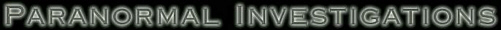 North Florida Ghost Researchers