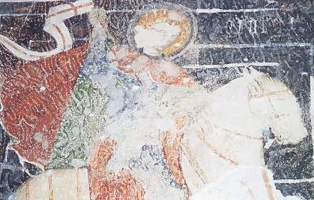 Fresco of St. George at Hal-Millieri