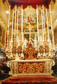 Main Altar - St. Georges Parish Church Qormi