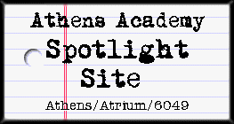 I'm in the Athens Academy Spotlight/03-2000