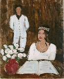 Steven Emberton : 'The Wedding' (acrylic on canvas, 89x63cm)