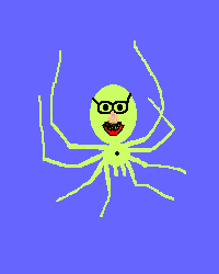 Spider with funny nose
