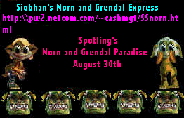 Award from Siobhan's Norn and Grendel Express