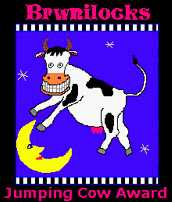 Brwnilocks Jumping Cow Award