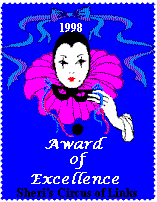 Award of Excellence from Sherri's Circus of Links