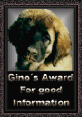 Gino's Award for Good Information - from Sweden