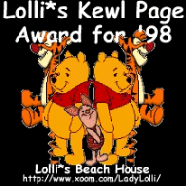 Kewl Page Award from Lolli's  Beach House