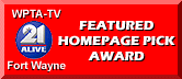 WPTA-TV Featured Homepage Pick Award
