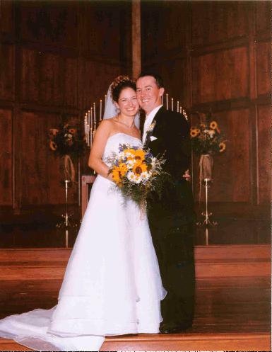 Sarah and Brandon Wells, September 20, 2003
