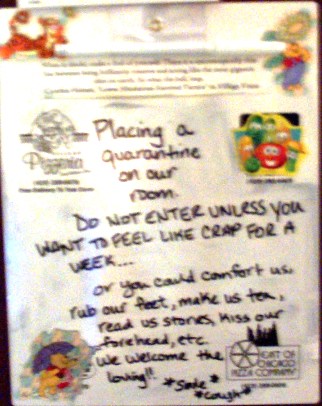 The Sign On Our Door