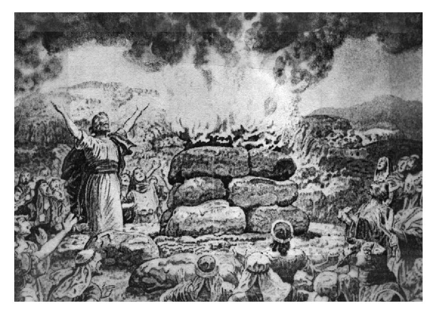 Elijah on Mt Carmel